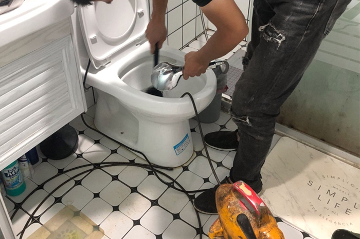 庐山疏通下水道